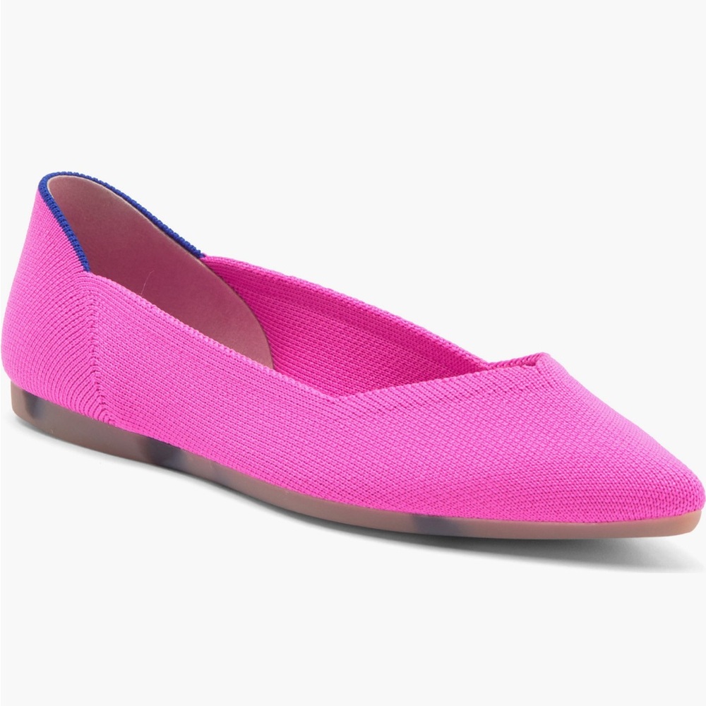 Rothy's Point Flats in Dragon Fruit